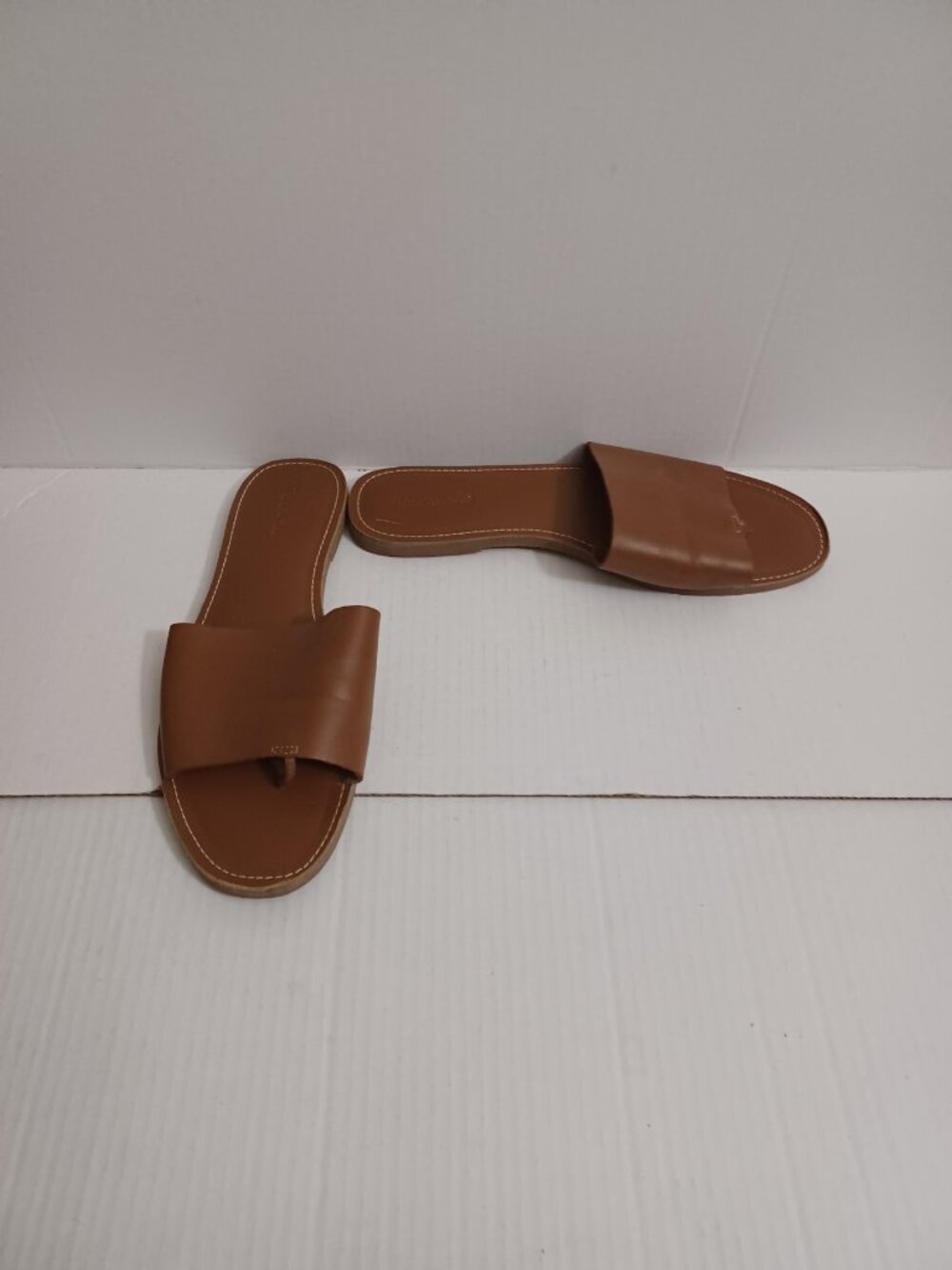 MADEWELL THE BOARDWALK POST SLIDE SANDALS BROWN SIZE 11 - Picture 7 of 16